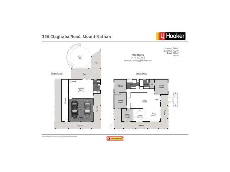 326 Clagiraba Road, Mount Nathan QLD 4211 Floorplan