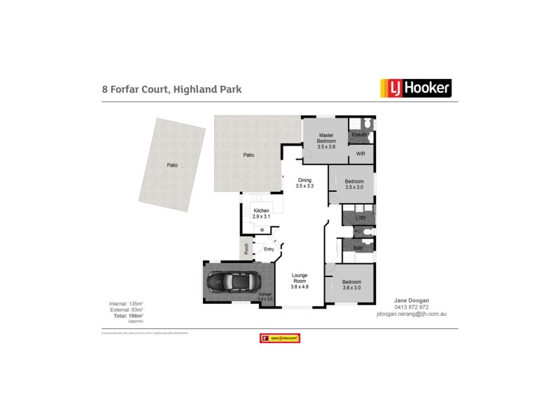 8 Forfar Court, Highland Park QLD 4211 Floorplan