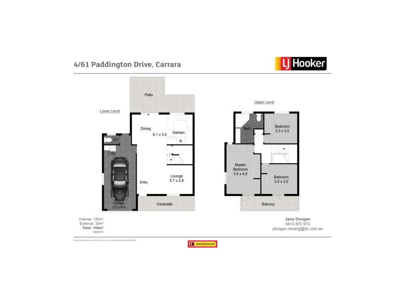 4/61 Paddington Drive, Carrara QLD 4211 Floorplan