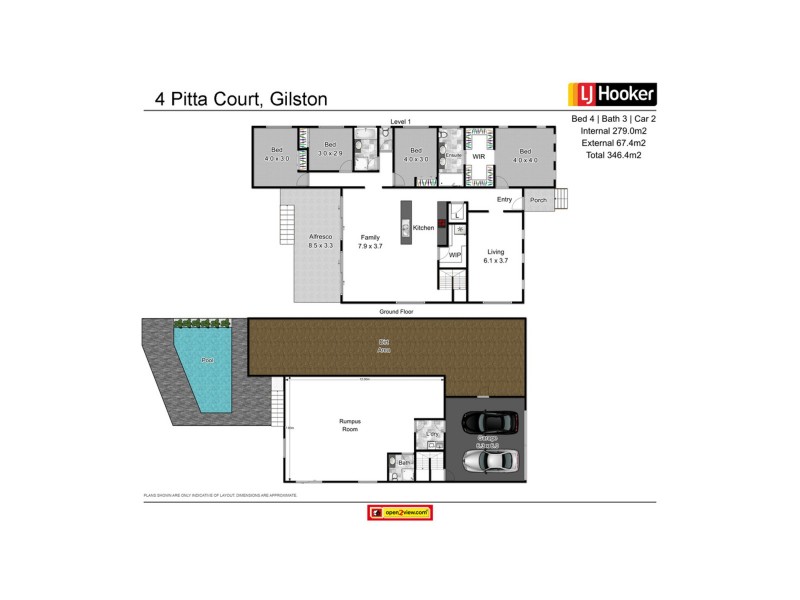 4 Pitta Court, Gilston QLD 4211 Floorplan