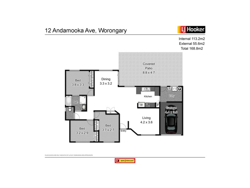 12 Andamooka Avenue, Worongary QLD 4213 Floorplan