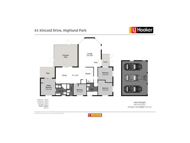61 Kincaid Drive, Highland Park QLD 4211 Floorplan