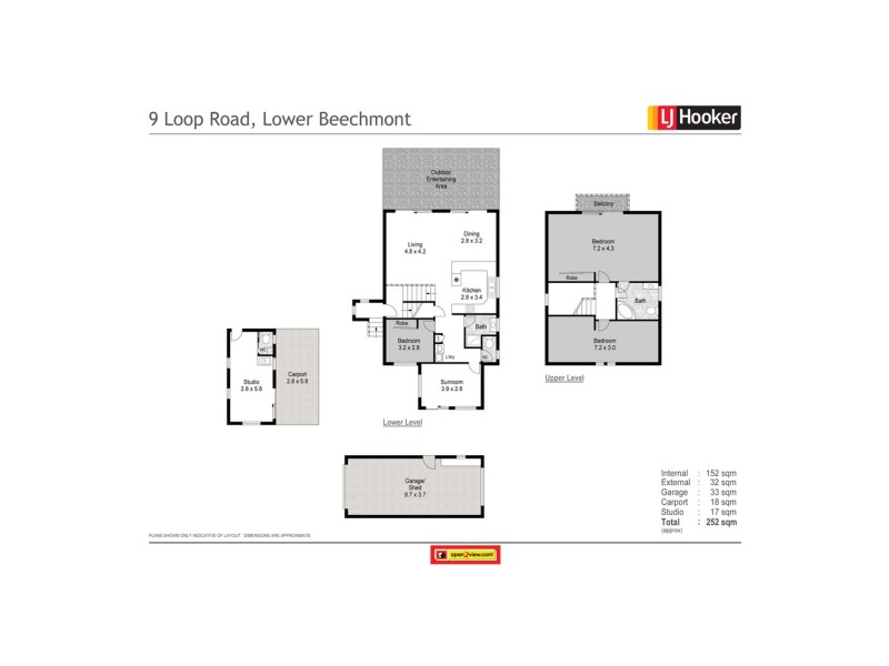 9 Loop Road, Lower Beechmont QLD 4211 Floorplan