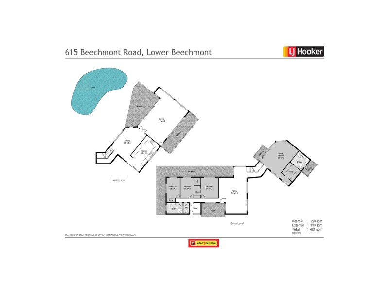 615 Beechmont Road, Lower Beechmont QLD 4211 Floorplan