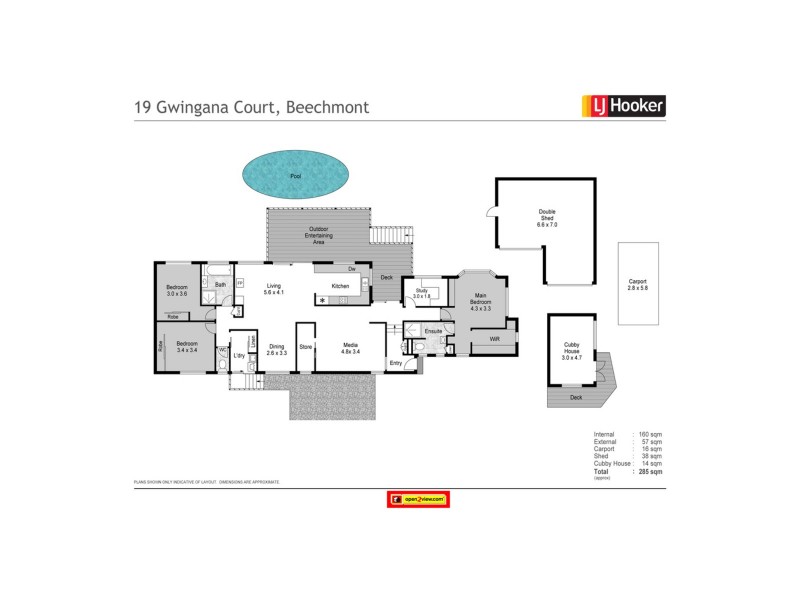 19-21 Gwingana Court, Beechmont QLD 4211 Floorplan