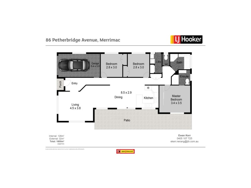 86 Petherbridge Avenue, Merrimac QLD 4226 Floorplan
