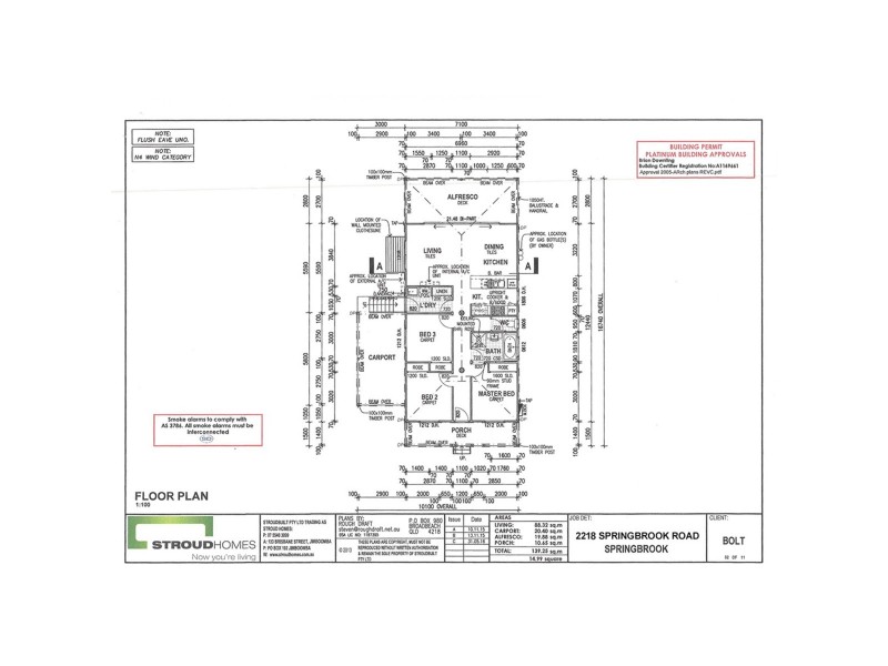 2218 Springbrook Road, Springbrook QLD 4213 Floorplan