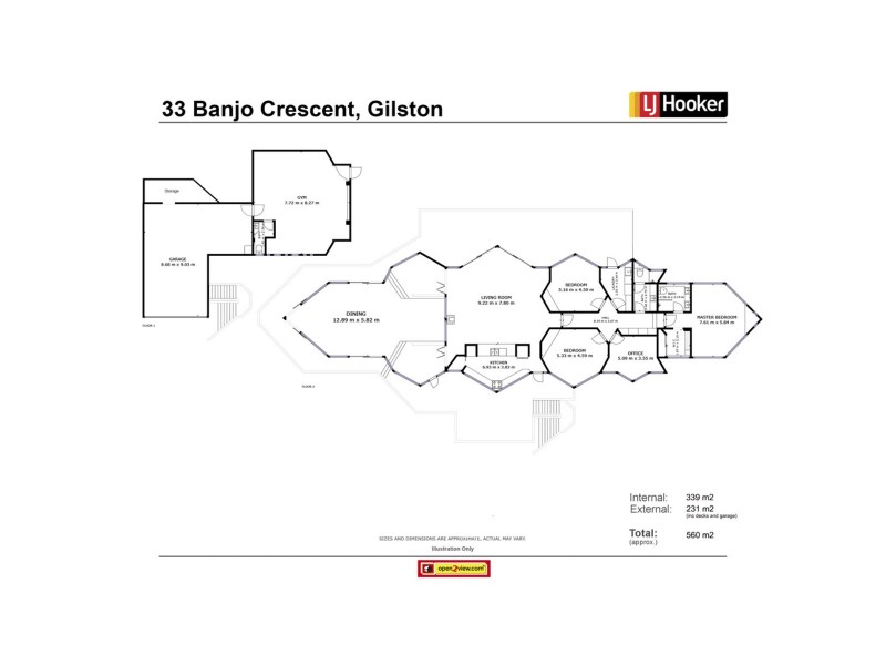 33 Banjo Crescent, Gilston QLD 4211 Floorplan