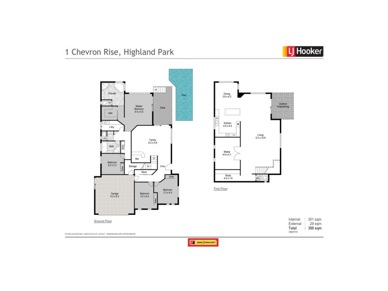 1 Chevron Rise, Highland Park QLD 4211 Floorplan