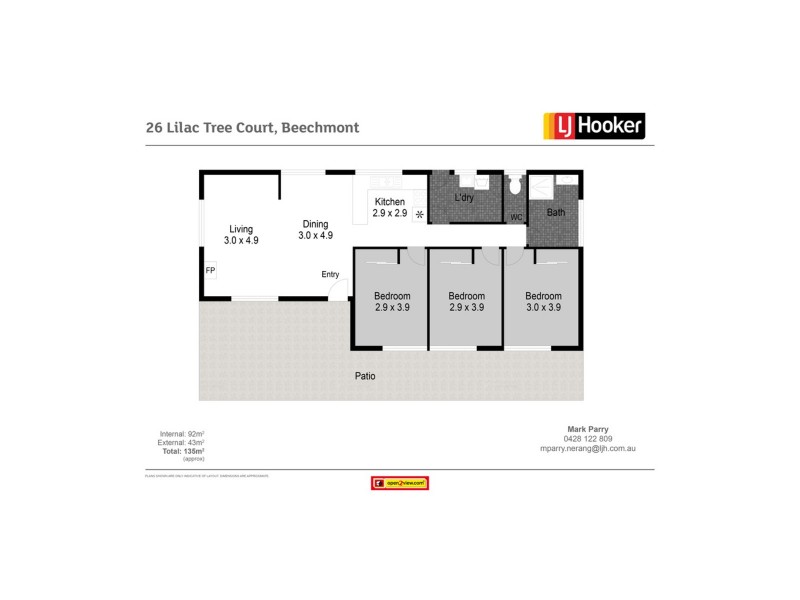 26 Lilac Tree Court, Beechmont QLD 4211 Floorplan