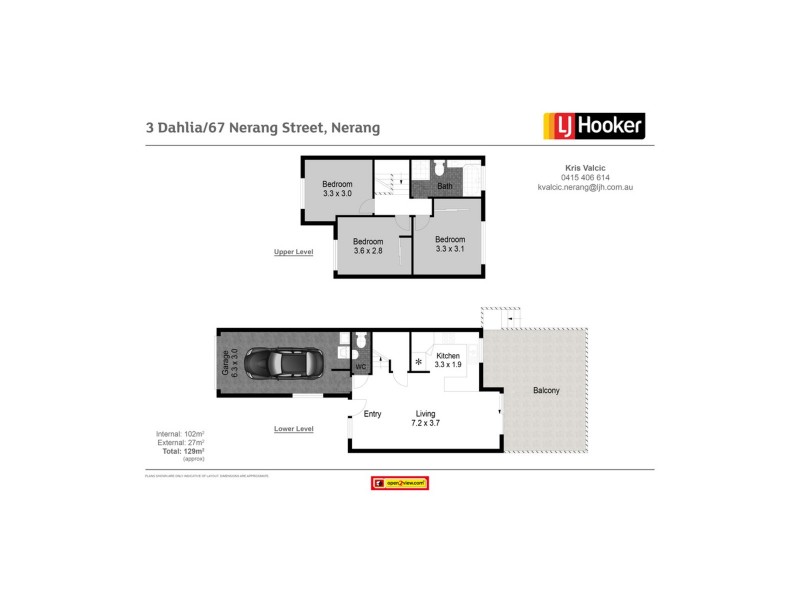 3 Dahlia C 67 Nerang Street, Nerang QLD 4211 Floorplan