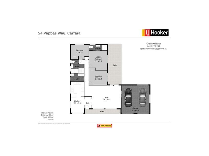 54 Pappas Way, Carrara QLD 4211 Floorplan
