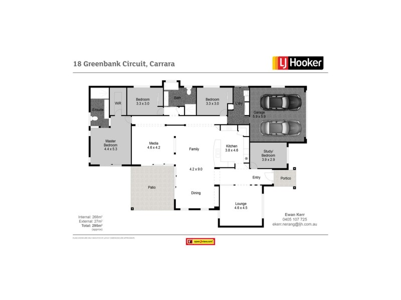 18 Greenbank Circuit, Carrara QLD 4211 Floorplan