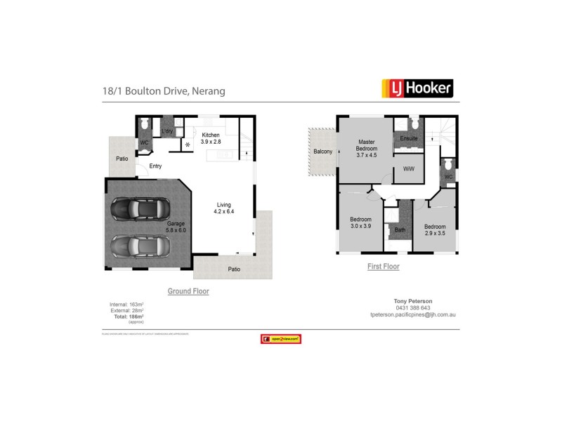 18/1 Boulton Drive, Nerang QLD 4211 Floorplan