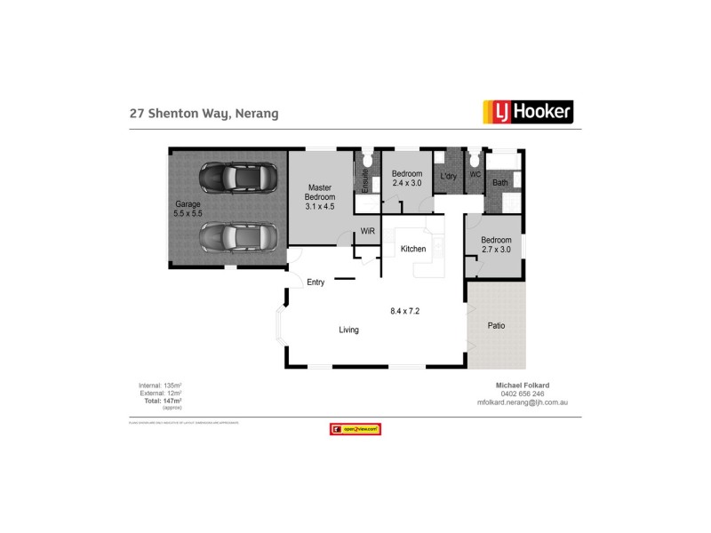 27 Shenton Way, Nerang QLD 4211 Floorplan
