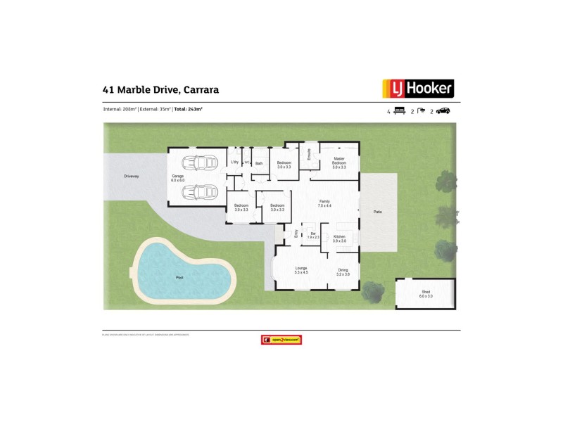 41 Marble Drive, Carrara QLD 4211 Floorplan
