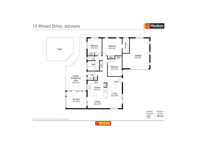 13 Winani Drive, Ashmore QLD 4214 Floorplan