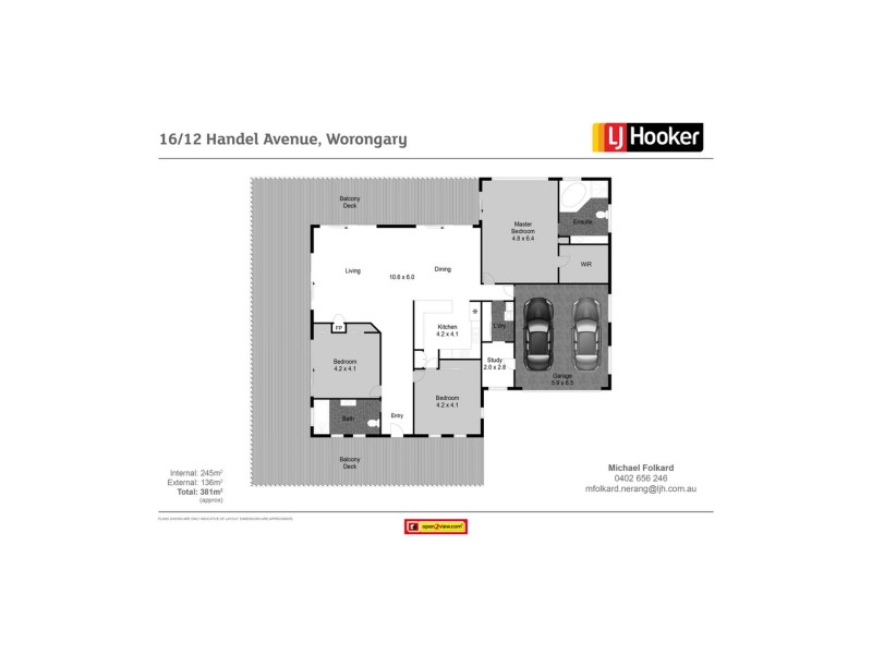 16/12 Handel Avenue, Worongary QLD 4213 Floorplan