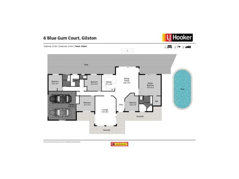 6 Blue Gum Court, Gilston QLD 4211 Floorplan