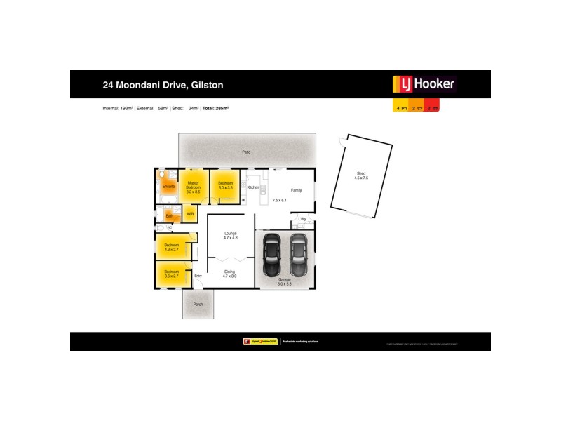 24 Moondani Drive, Gilston QLD 4211 Floorplan