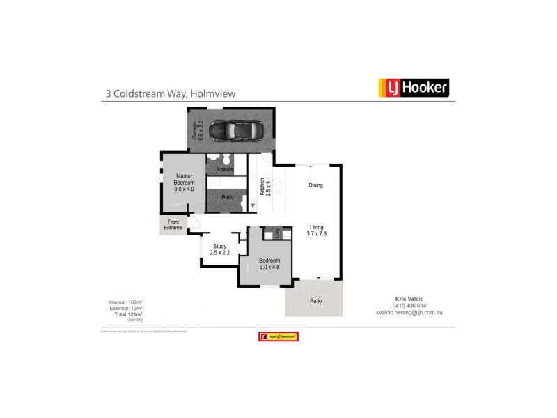 3A Coldstream Way, Holmview QLD 4207 Floorplan