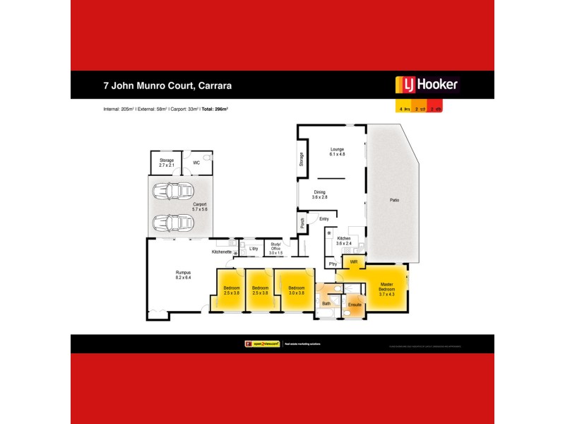 7 John Munro Court, Carrara QLD 4211 Floorplan