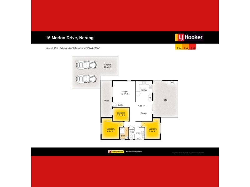 16 Merloo Drive, Nerang QLD 4211 Floorplan