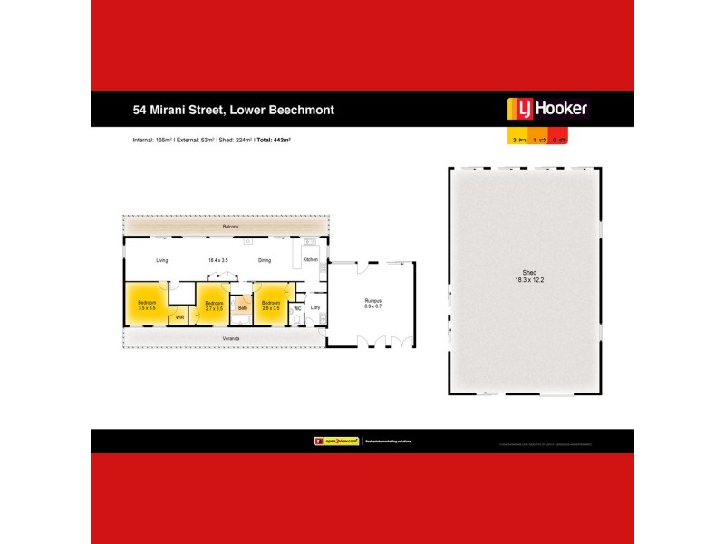 54 Mirani Street, Lower Beechmont QLD 4211 Floorplan