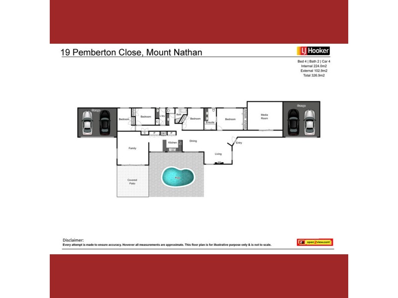 19 Pemberton Close, Mount Nathan QLD 4211 Floorplan