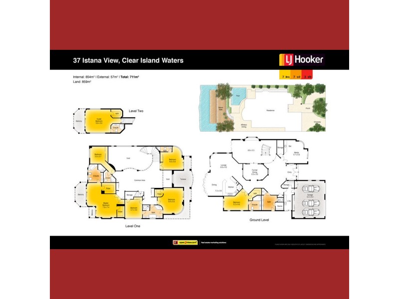 37 Istana View, Clear Island Waters QLD 4226 Floorplan