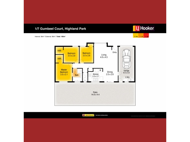 1/7 Gumbeel Court, Highland Park QLD 4211 Floorplan