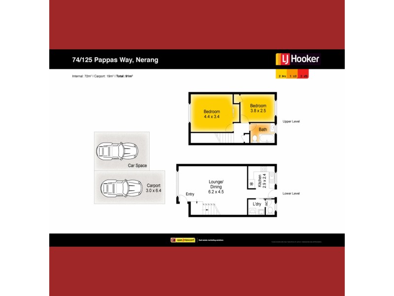 74/125 Pappas Way, Carrara QLD 4211 Floorplan