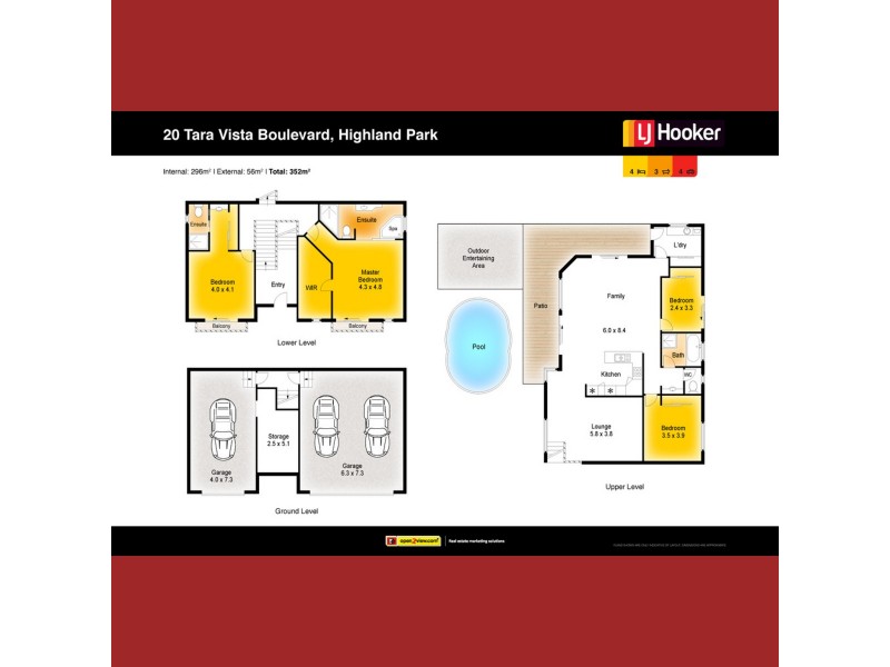 20 Tara Vista Boulevard, Highland Park QLD 4211 Floorplan