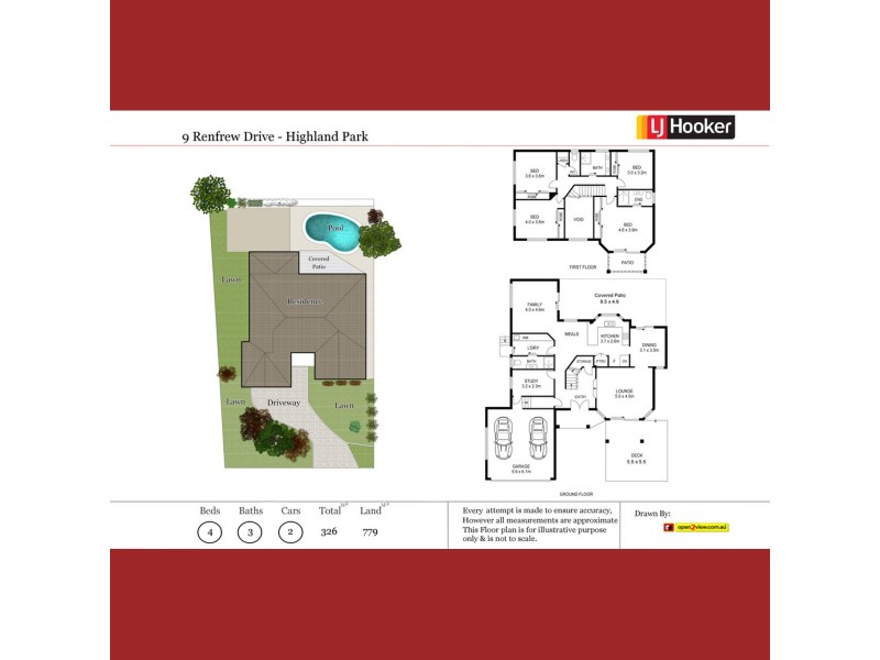 9 Renfrew Drive, Highland Park QLD 4211 Floorplan