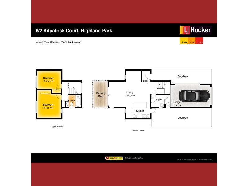 6/2 Kilpatrick Court, Highland Park QLD 4211 Floorplan