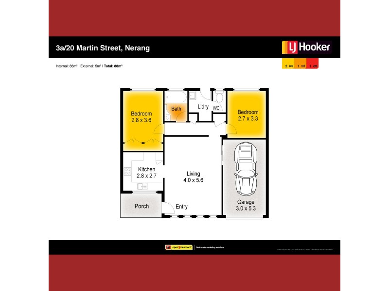 3a/20 Martin Street, Nerang QLD 4211 Floorplan