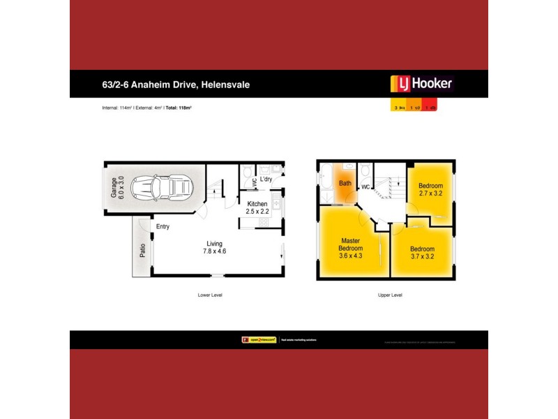 63/2-6 Anaheim Drive, Helensvale QLD 4212 Floorplan
