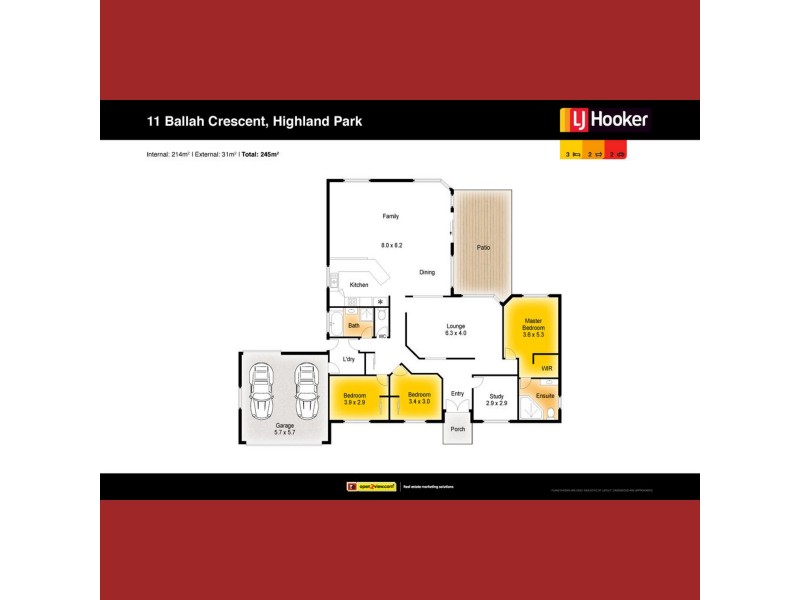 11 Ballah Crescent, Highland Park QLD 4211 Floorplan