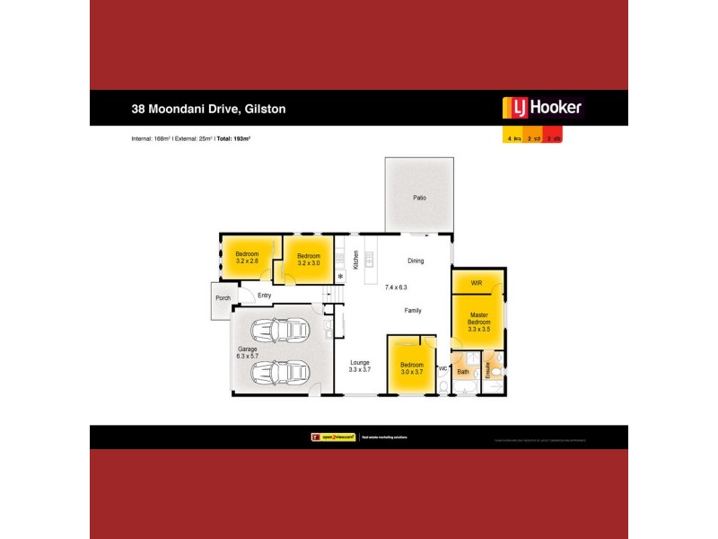 38 Moondani Drive, Gilston QLD 4211 Floorplan