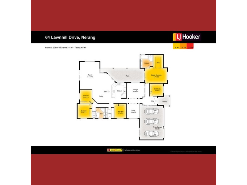64 Lawnhill Drive, Nerang QLD 4211 Floorplan