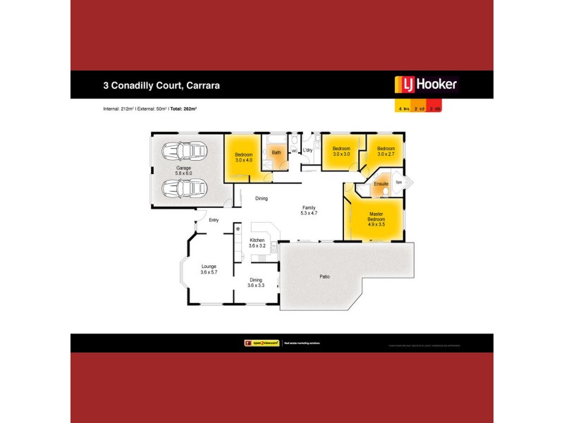 3 Conadilly Court, Carrara QLD 4211 Floorplan