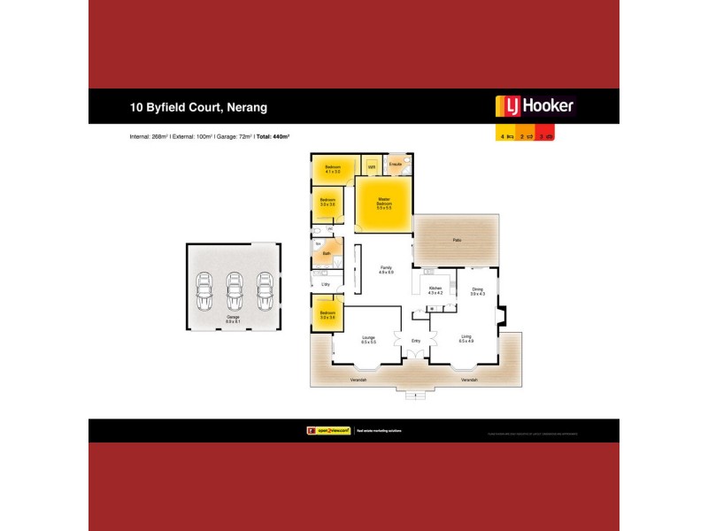 10 Byfield Court, Nerang QLD 4211 Floorplan