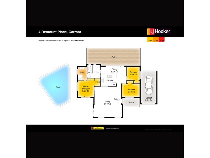4 Remount Place, Carrara QLD 4211 Floorplan