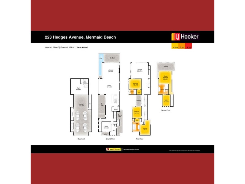 223 Hedges Avenue, Mermaid Beach QLD 4218 Floorplan
