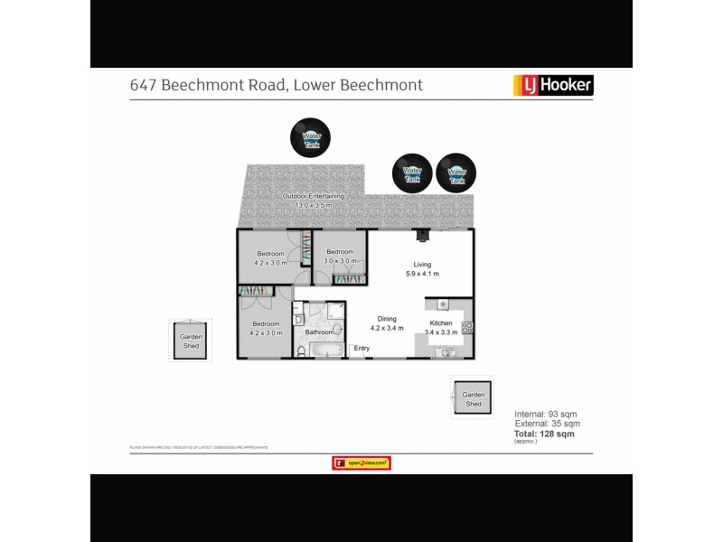 647 Beechmont Road, Lower Beechmont QLD 4211 Floorplan