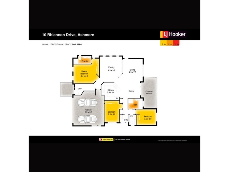 10 Rhiannon Drive, Ashmore QLD 4214 Floorplan