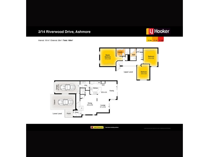 2/14 Riverwood Drive, Ashmore QLD 4214 Floorplan