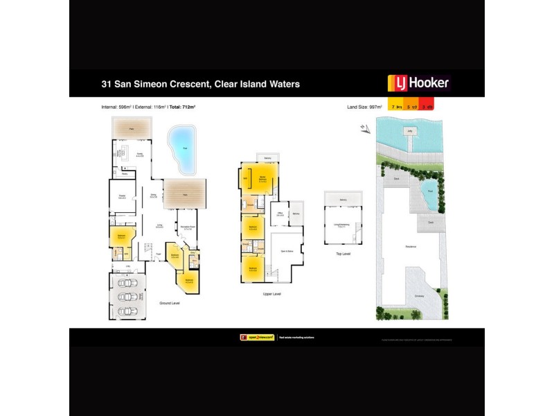 31 San Simeon Drive, Clear Island Waters QLD 4226 Floorplan