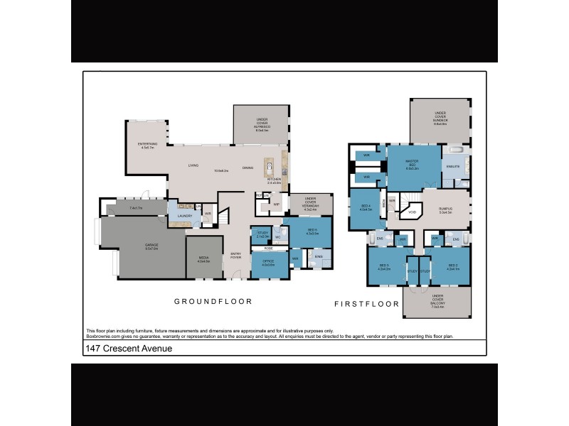 147 Crescent Avenue, Hope Island QLD 4212 Floorplan