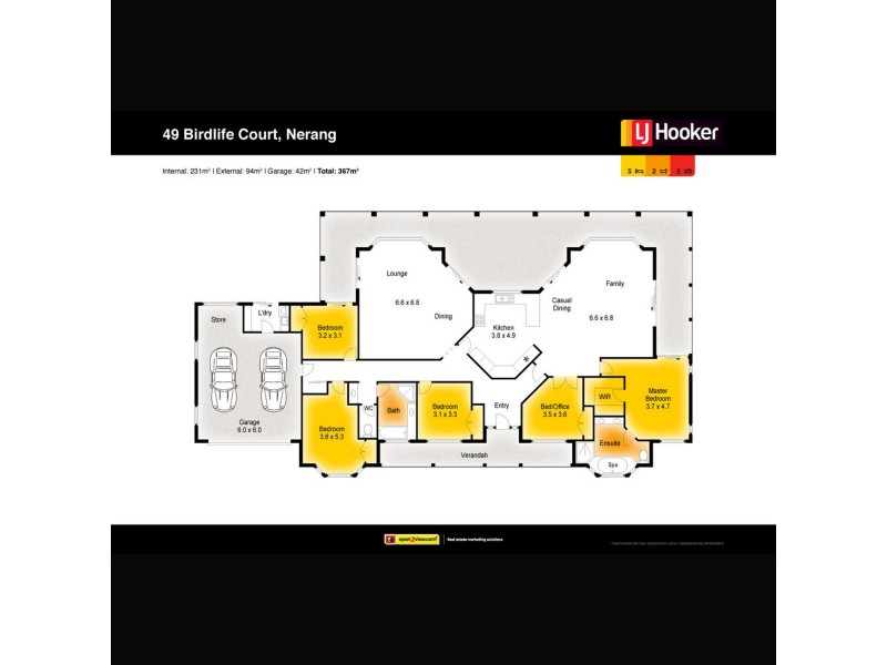 49 Birdlife Court, Nerang QLD 4211 Floorplan